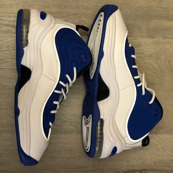 🛑SOLD🛑NIKE AIR PENNY 2 RETRO WHITE COLLEGE BLUE 4.5Y GS - Picture 6 of 8